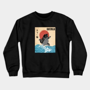 Catzilla Kaiju Crewneck Sweatshirt